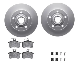 R1 Concepts WDUH1-73079 Carbon Series Brake Rotors W/ 5000 Oep Brake Pads & Hdw